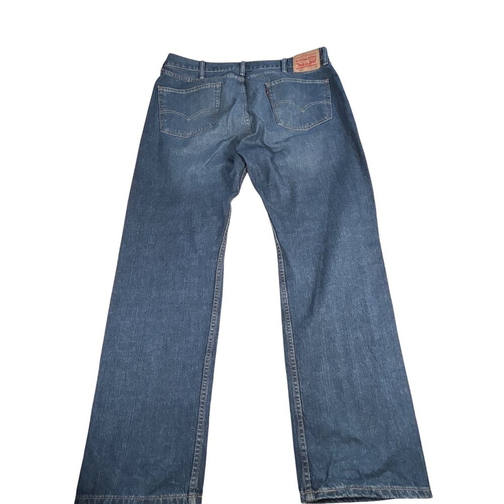 Levis 505 Original Fit Men's Jeans 40x32 Blue Denim Straight Leg 100% Cotton EUC - Picture 7 of 9